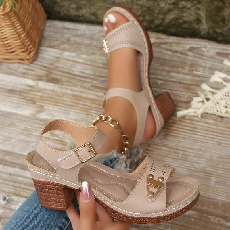 Odelia - Sandales à Talons pour Femme