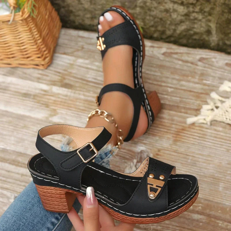 Odelia - Sandales à Talons pour Femme