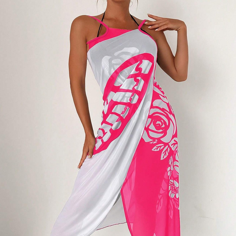 Kassara - Couverture de maillot de bain pour femmes avec motif papillon