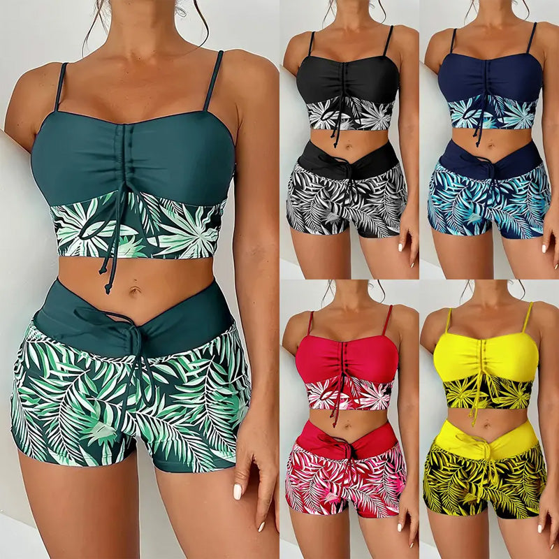 Taline - Maillot De Bain Deux Pièces Imprimé Femme