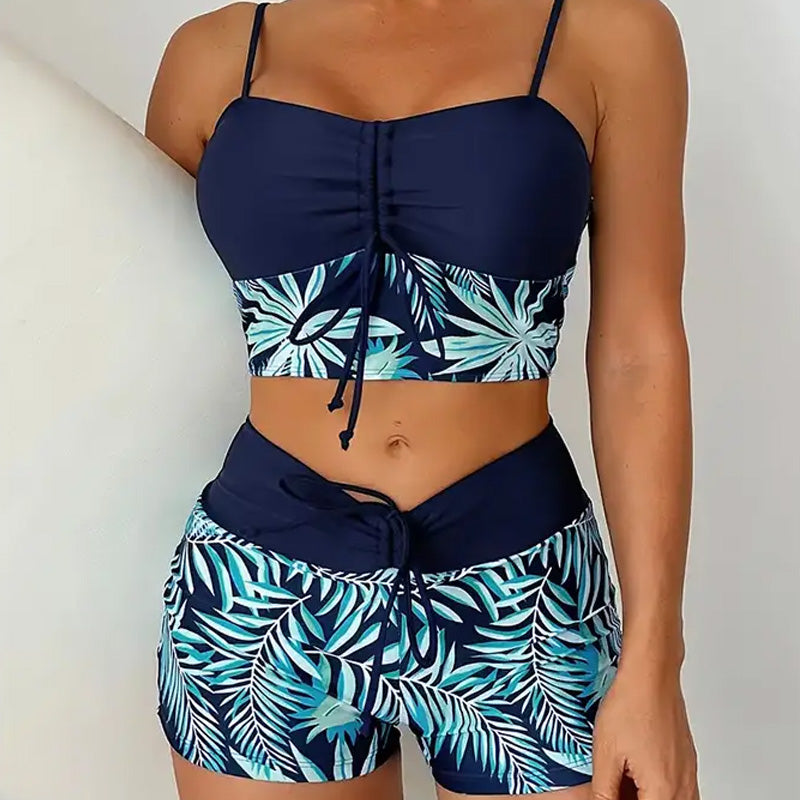 Taline - Maillot De Bain Deux Pièces Imprimé Femme