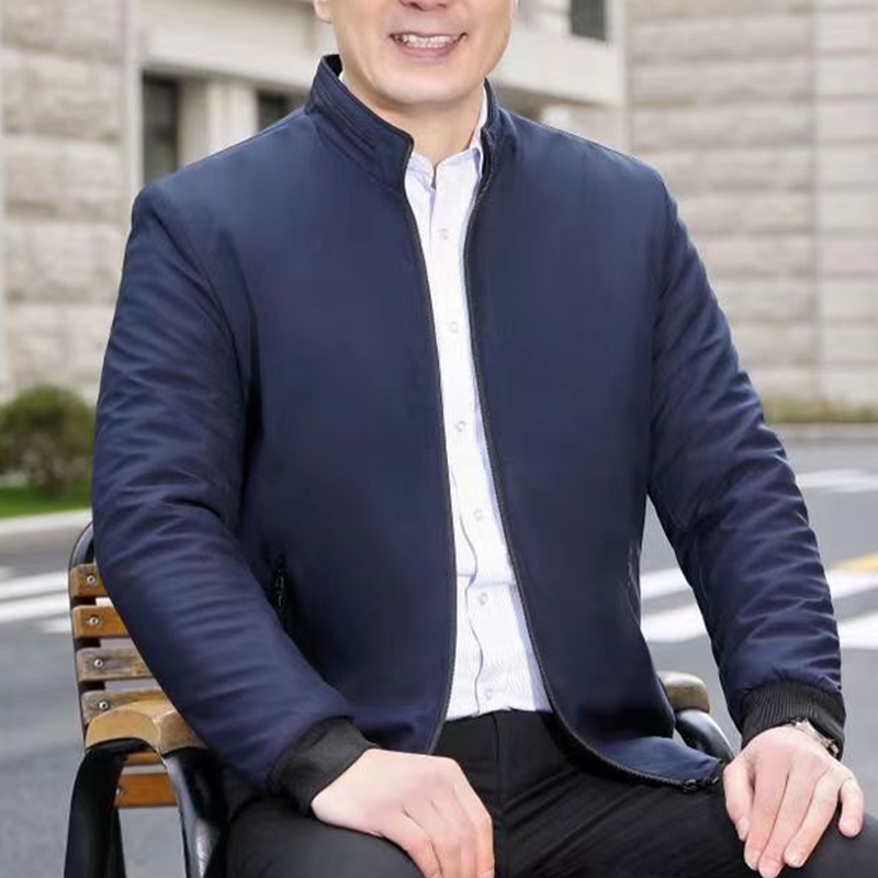 Alexandre - Veste chaude zippée pour homme – Coupe-vent, imperméable et anti-rides
