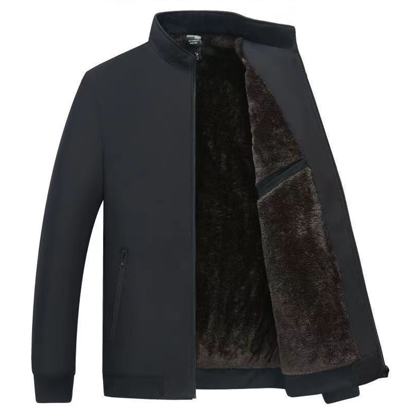 Alexandre - Veste chaude zippée pour homme – Coupe-vent, imperméable et anti-rides