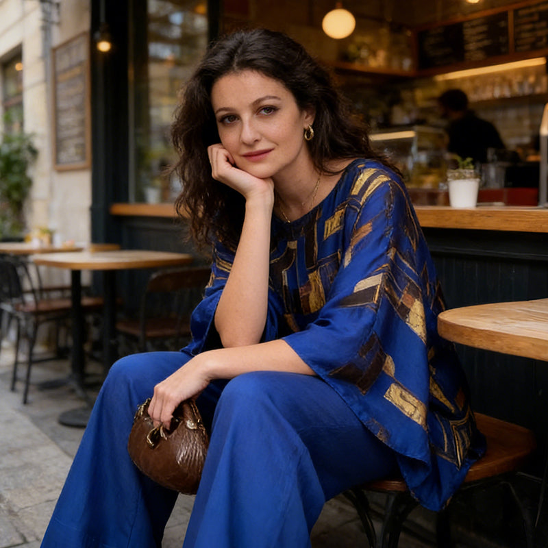 Florika - Ensemble Élégant Imprimé Femme Deux Pièces