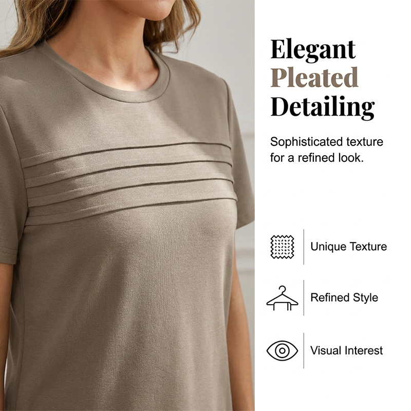 Liorenna - Ensemble femme décontracté deux pièces avec pantalon ample