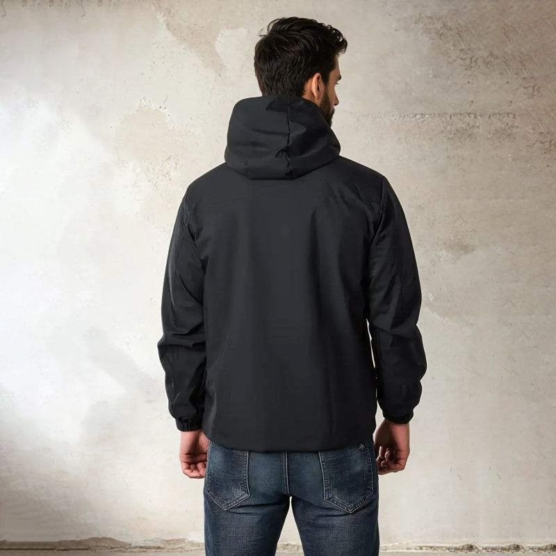 Leon - Veste imperméable homme avec poches multiples