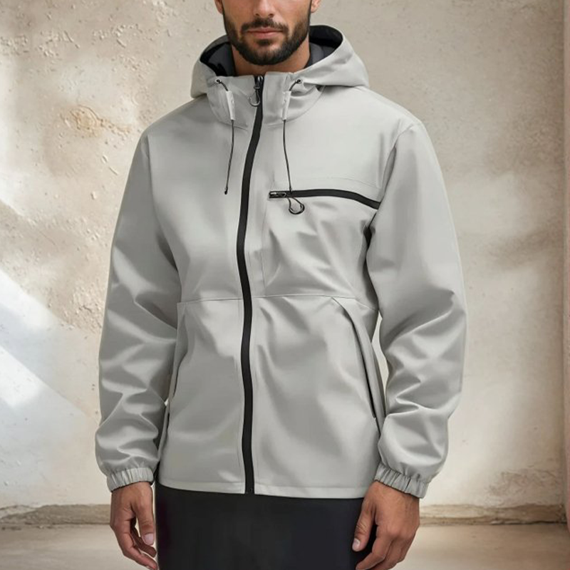 Leon - Veste imperméable homme avec poches multiples