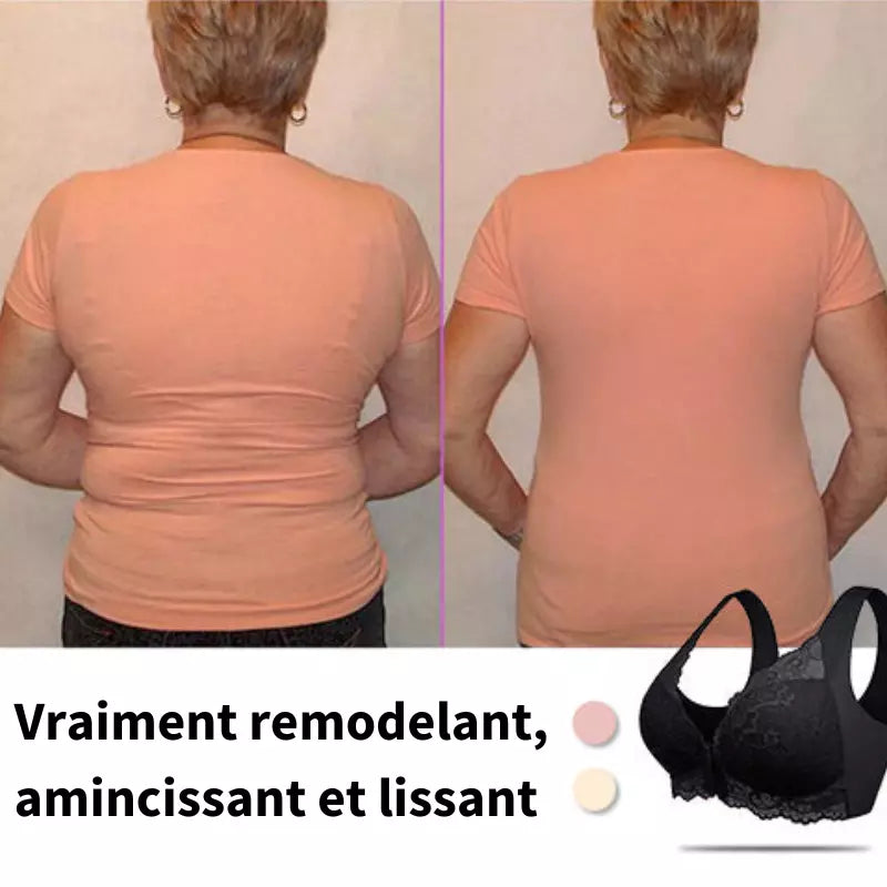 Cira - Soutien-gorge sans fil avec fermeture frontale (paquet de 3)