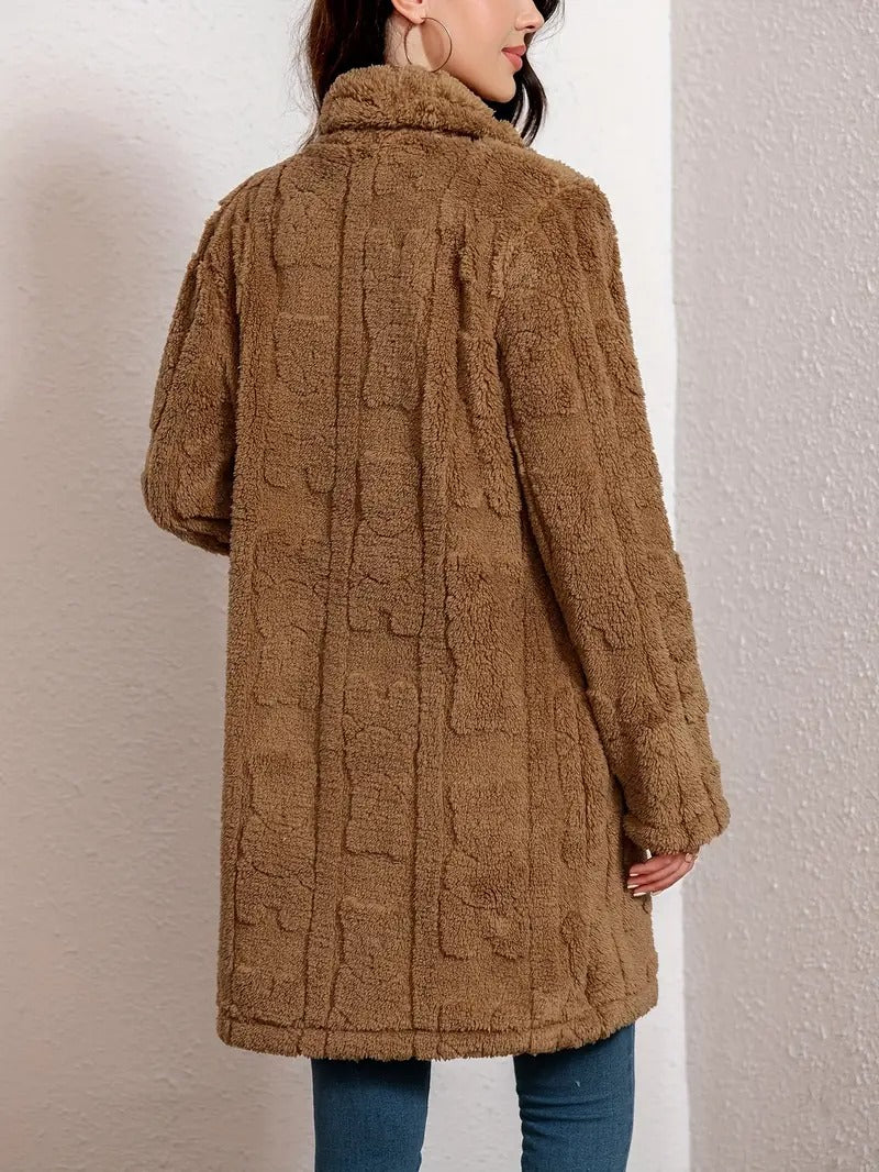 Léa - Manteau en fausse fourrure pour femme